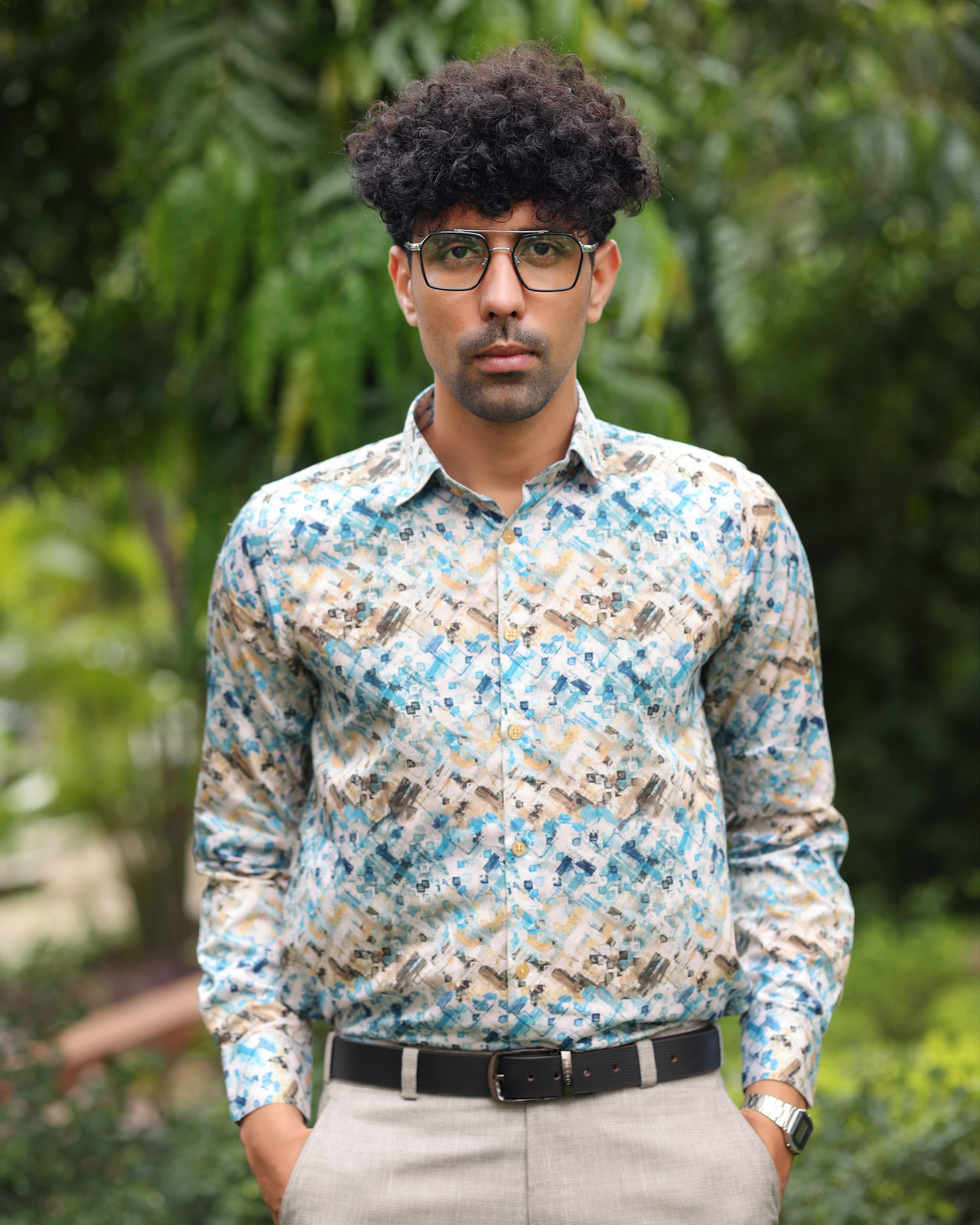 Geometric Digital Design Shirt