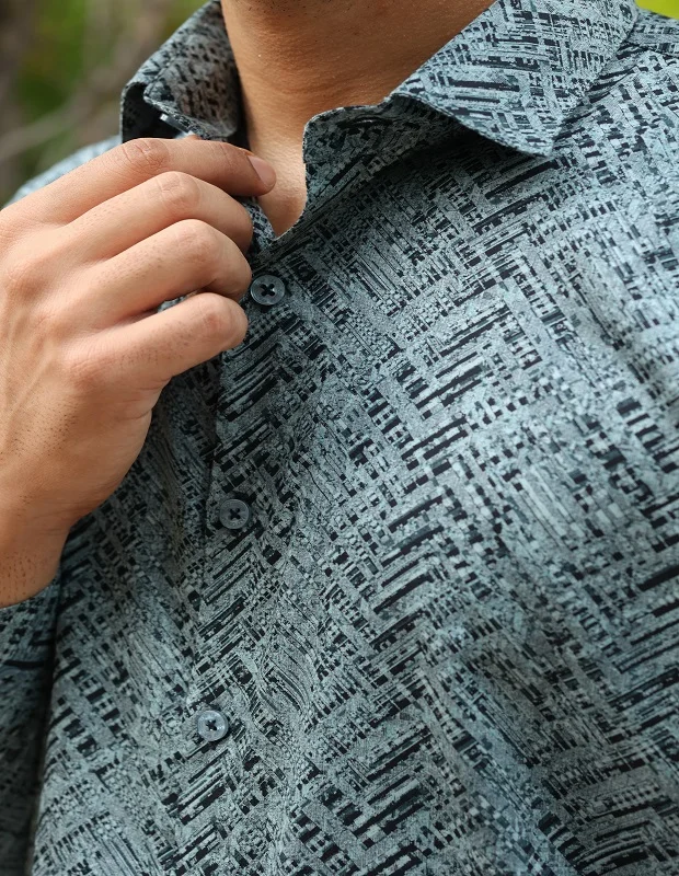 Monogram Geometric Print Shirt