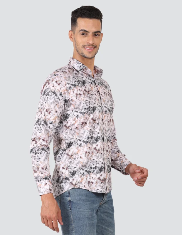 Geometric Digital Print Shirt