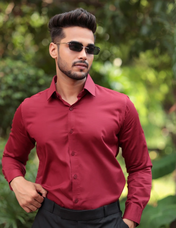 Rose Vale Satin Shirt