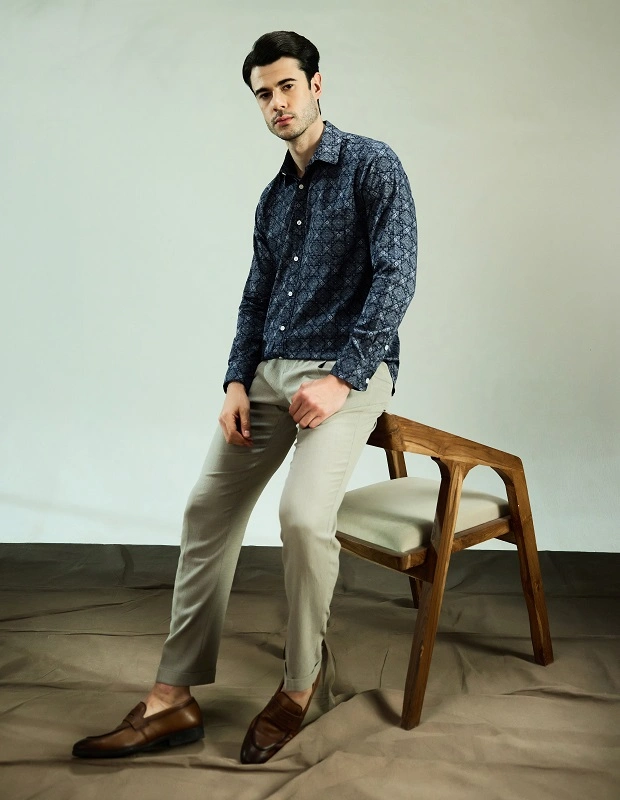 Evening Oasis Cotton Shirt