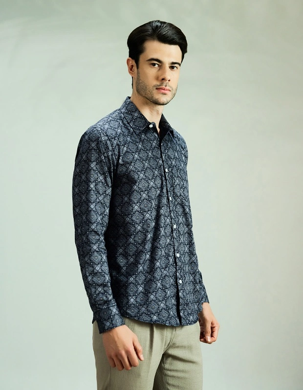 Evening Oasis Cotton Shirt
